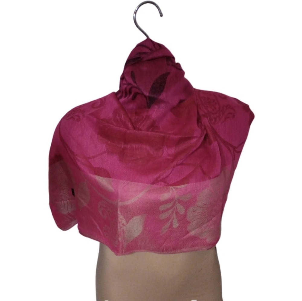Floral print scarf